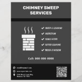 煙突掃除サービスチラシ チラシ (正面)