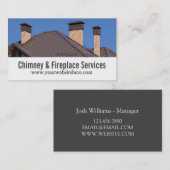 煙突掃除暖炉 名刺 (正面/裏面)