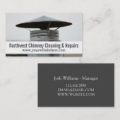 煙突掃除・修理 名刺 (正面/裏面)
