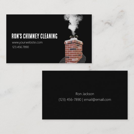 煙突清掃用名刺 名刺 (正面/裏面)