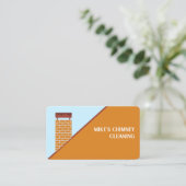 煙突煙道の清掃 名刺 (スタンド正面)