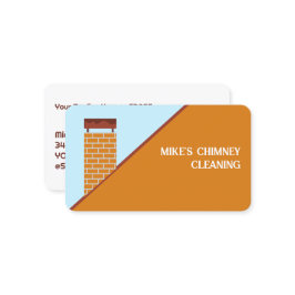 煙突煙道の清掃 名刺