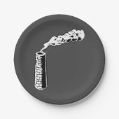 煙突紙プレート ペーパープレート (正面)