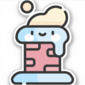 煙突 シール (正面)