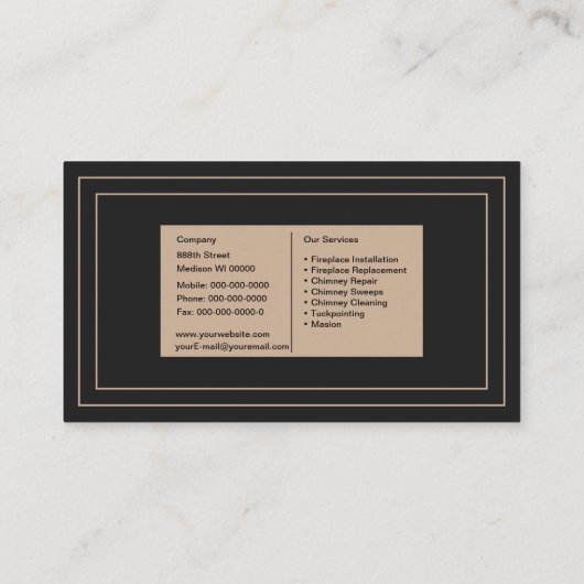 煙突 名刺 (裏面)