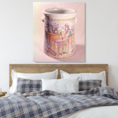 煙草家を描いたたばこポット キャンバスプリント (インサイチュ (寝室))