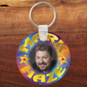 煙霧キーチェーンをマーク キーホルダー (正面)