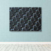 煙霧 – Mandelbrot Fractal キャンバスプリント (インサイチュ (ウッドフロア))