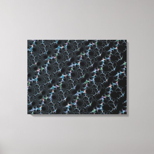 煙霧 – Mandelbrot Fractal キャンバスプリント (正面)