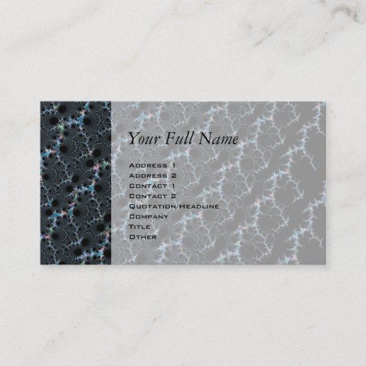煙霧 – Mandelbrot Fractal 名刺 (正面)