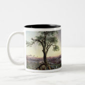 「煙」との日の出のヴィクトリア滝、か「S ツートーンマグカップ (左)