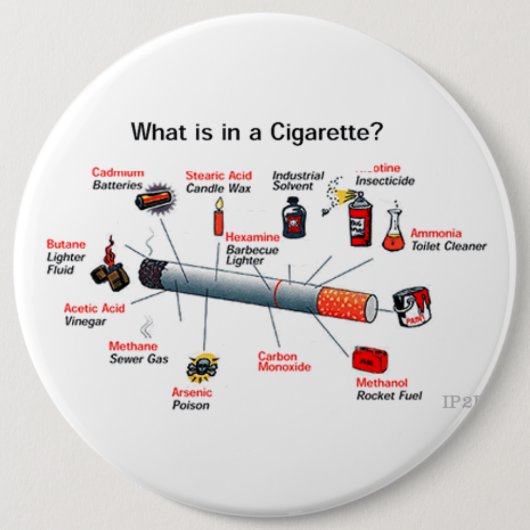 煙 缶バッジ (正面)