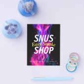 煙Vapeショップビジネス用品ガーデンフラグ チラシ (シングル)