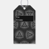 照おもしろい明性陰謀説ピラミッド ギフトタグ (裏面)