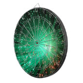 照らされた光ファイバー ダーツボード (正面右)