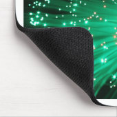 照らされた光ファイバー マウスパッド (コーナー)