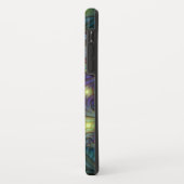 照らされた抽象芸術ブルーパープルフラクタル名 Case-Mate iPhoneケース (裏面/左)