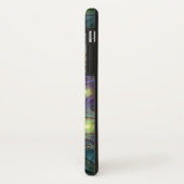 照らされた抽象芸術ブルーパープルフラクタル名 Case-Mate iPhoneケース (裏面/左)