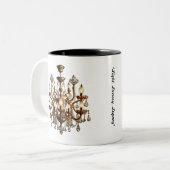 「照らされた洗練」 ツートーンマグカップ (正面左)