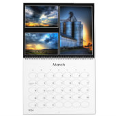 照らされた空 カレンダー (3月 2026)