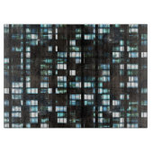 照らされた窓パターン カッティングボード (正面)