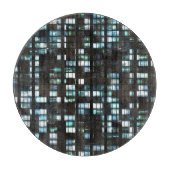 照らされた窓パターン カッティングボード (正面)