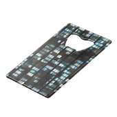 照らされた窓パターン クレジットカード栓抜き (裏面アングル)