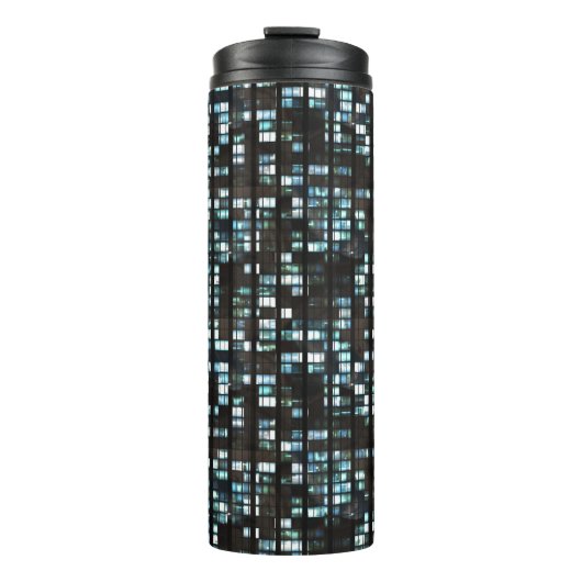 照らされた窓パターン タンブラー (正面)