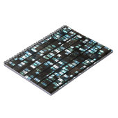 照らされた窓パターン ノートブック (左側)