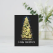 照らされた色彩の鮮やかクリスマスツリー (スタンド正面)