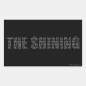 照ること 長方形シール (正面)