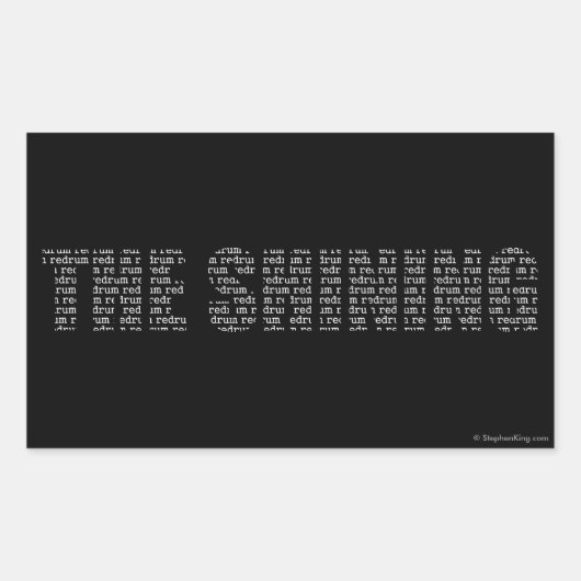 照ること 長方形シール (正面)