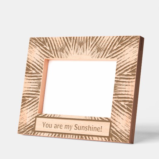 照パーソナライズされたり輝く君は僕の照り輝きだ レーザー彫刻フレーム (左)