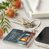 照パーソナライズされた明ランプ キーホルダー (正面右)