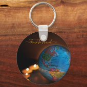 照光式デスクのグローブキーチェーン キーホルダー (正面)
