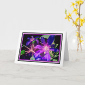 照光式口唇炎フラワーカ空白のード カード (黄色い花)