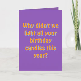 🎂 「照明が強すぎて処理できない」 サンキューカード