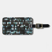 照明された窓のパターン ラゲッジタグ (正面横)