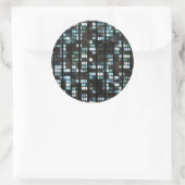 照明された窓パターン ラウンドシール (バッグ)