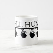 照明のエンジニアまたは技術者のための"健康なつるされた"マグ コーヒーマグカップ (中央)