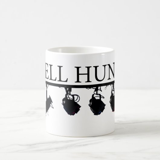 照明のエンジニアまたは技術者のための"健康なつるされた"マグ コーヒーマグカップ (中央)