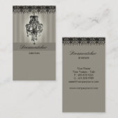 照明のシャンデリアの不動産の名刺Bg 名刺 (正面/裏面)