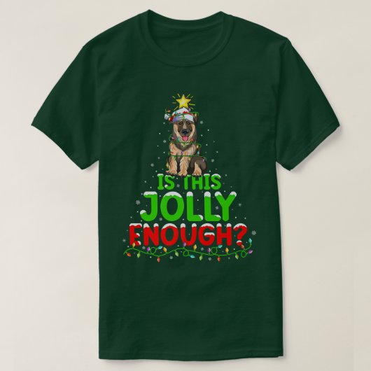 照明はドイツすてきの羊飼いの聖句 Tシャツ (デザイン正面)