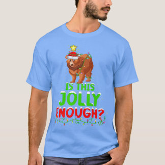 照明は十分なすてきグリズリーベアークリスティム Tシャツ