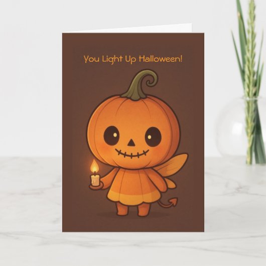 照明アップハロウィーン シーズンカード (正面)