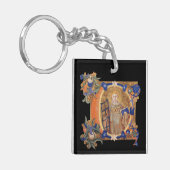 照明イニシャルCキーリング キーホルダー (正面左)