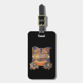 照明イニシャルCラゲージタグ ラゲッジタグ (正面縦)