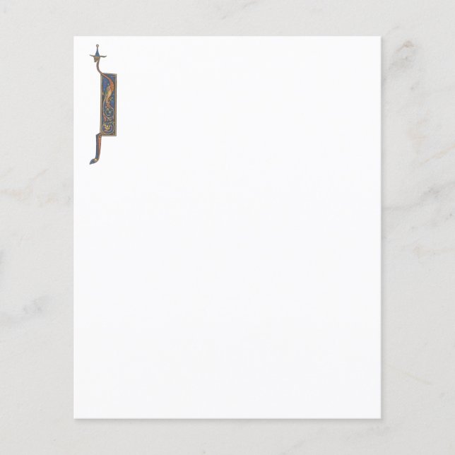 照明イニシャルJ紙 (正面)