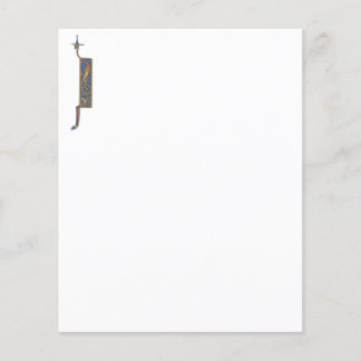 照明イニシャルJ紙