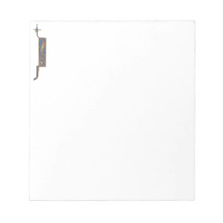 照明イニシャルJ ノートパッド